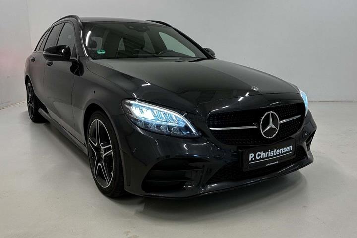 Grå Mercedes C220 d fra 2021
