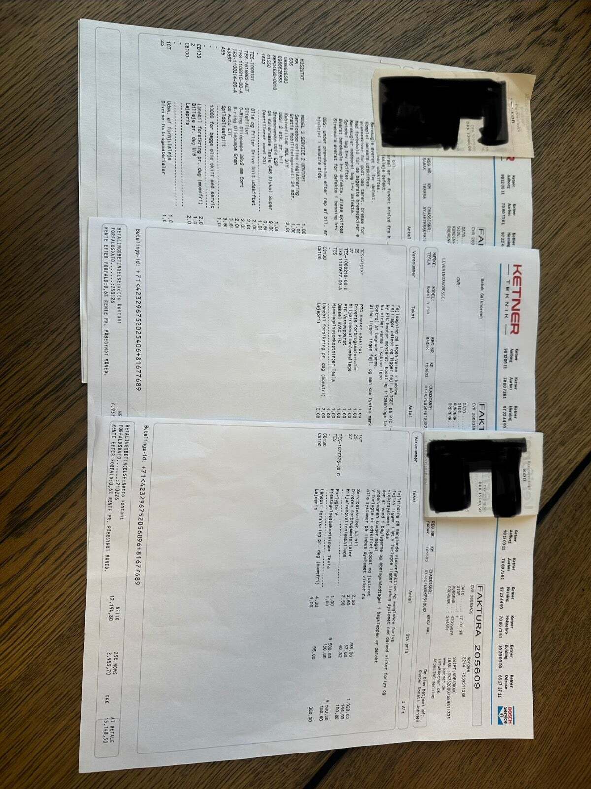 Hvid Tesla Model 3 fra 2019