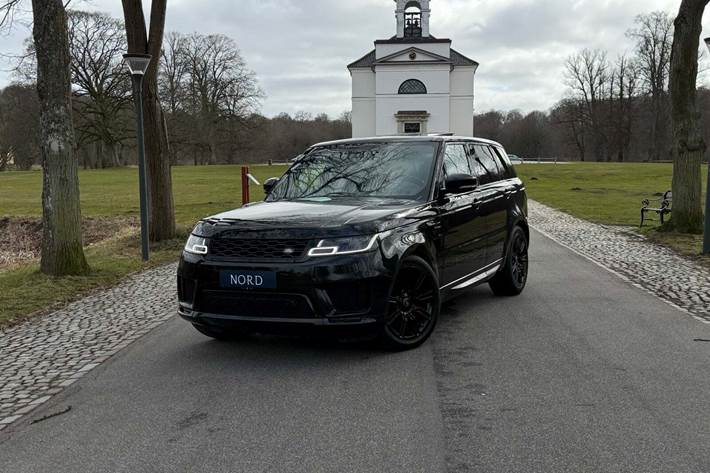 Grøn Land Rover Range Rover sport fra 2018