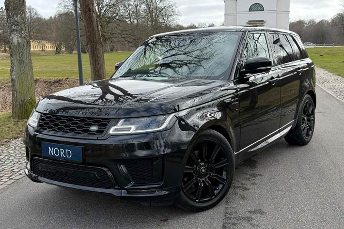 Grøn Land Rover Range Rover sport fra 2018