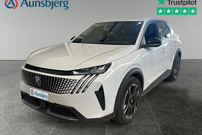 Hvid Peugeot e-3008 fra 2024