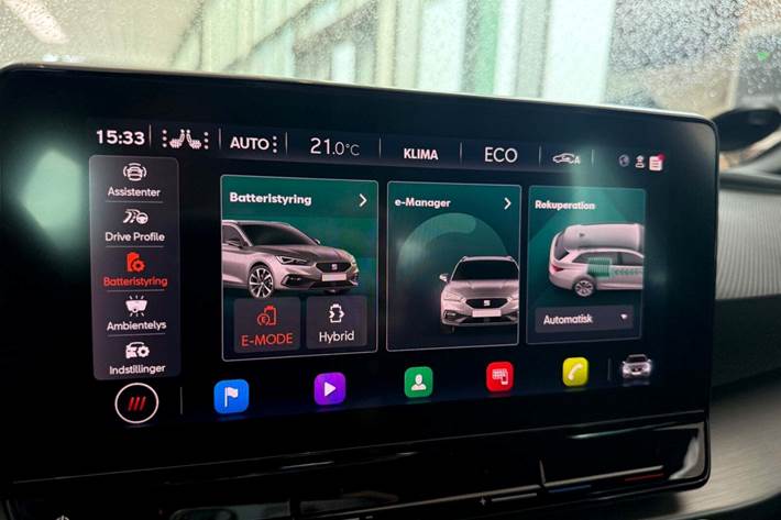 Rød Seat Leon fra 2021