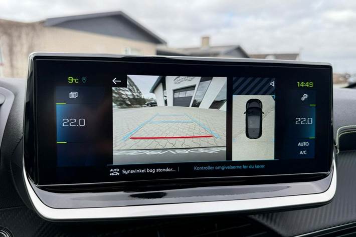 Sort Peugeot e-208 fra 2024