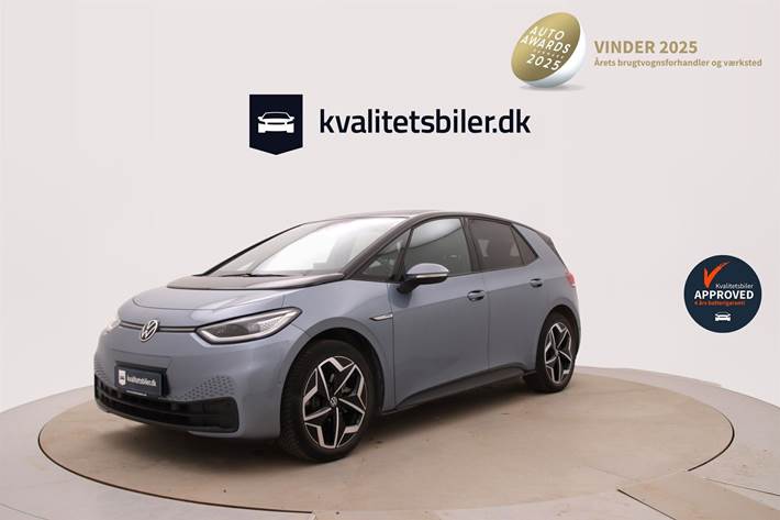 Blå VW ID.3 fra 2022