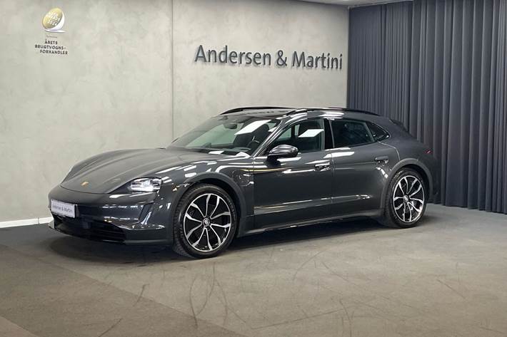 Grå Porsche Taycan fra 2022