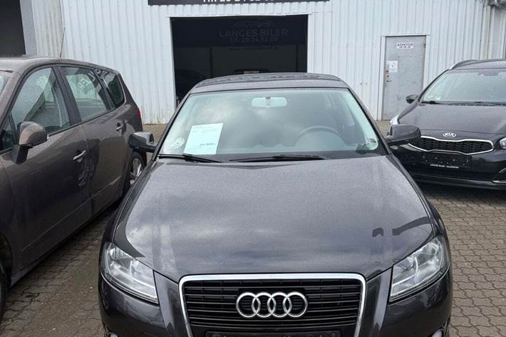 Sort Audi A3 fra 2013
