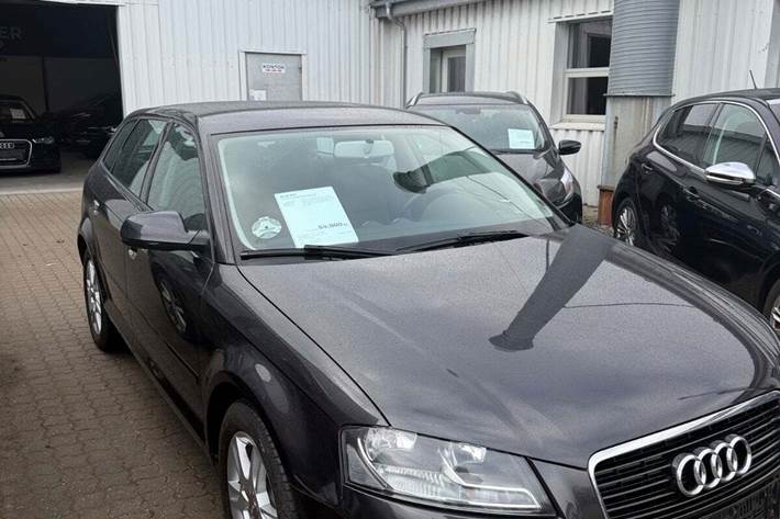 Sort Audi A3 fra 2013