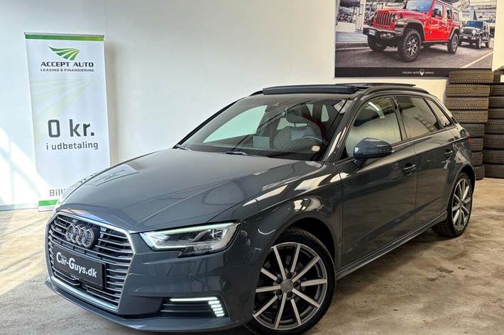 Sort Audi A3 fra 2018
