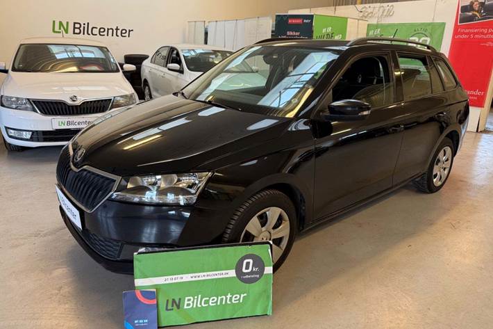 Sort Skoda Fabia fra 2020