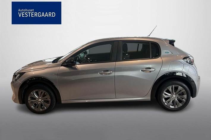 Sølv Peugeot e-208 fra 2022