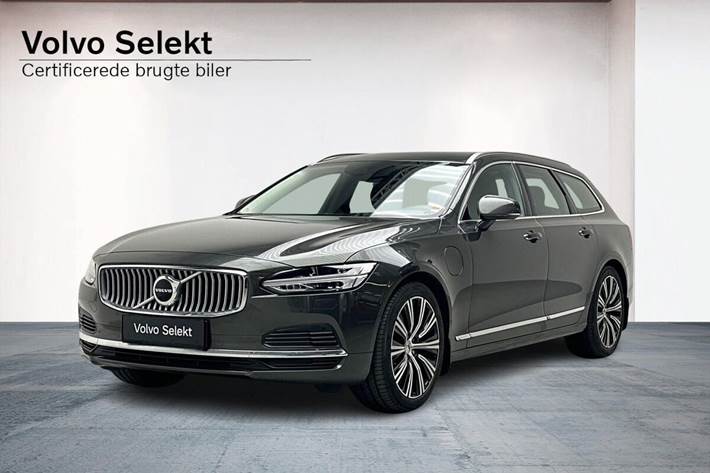 Grå Volvo V90 fra 2021