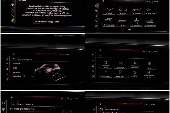 Grå Audi Q3 fra 2023