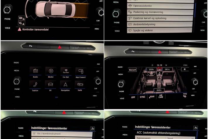 Hvid VW Passat fra 2018