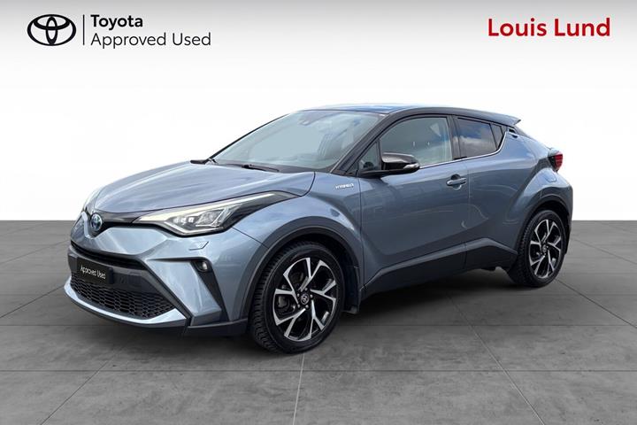 Grå Toyota C-HR fra 2020 set udefra