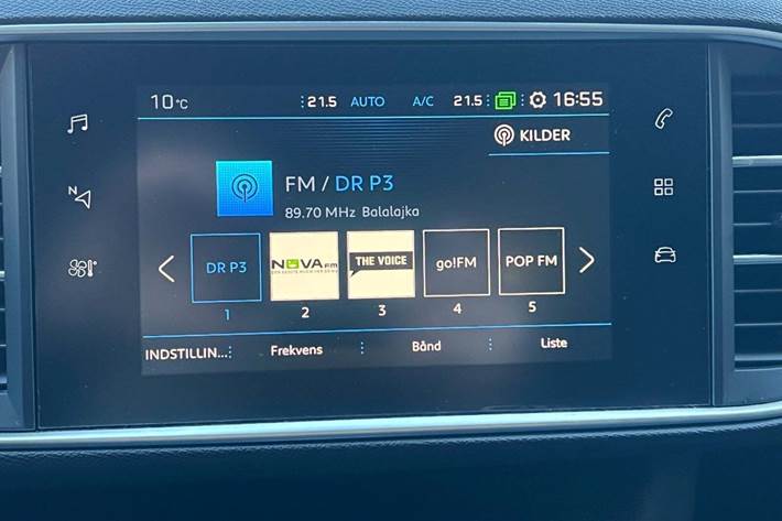 Grå Peugeot 308 fra 2019