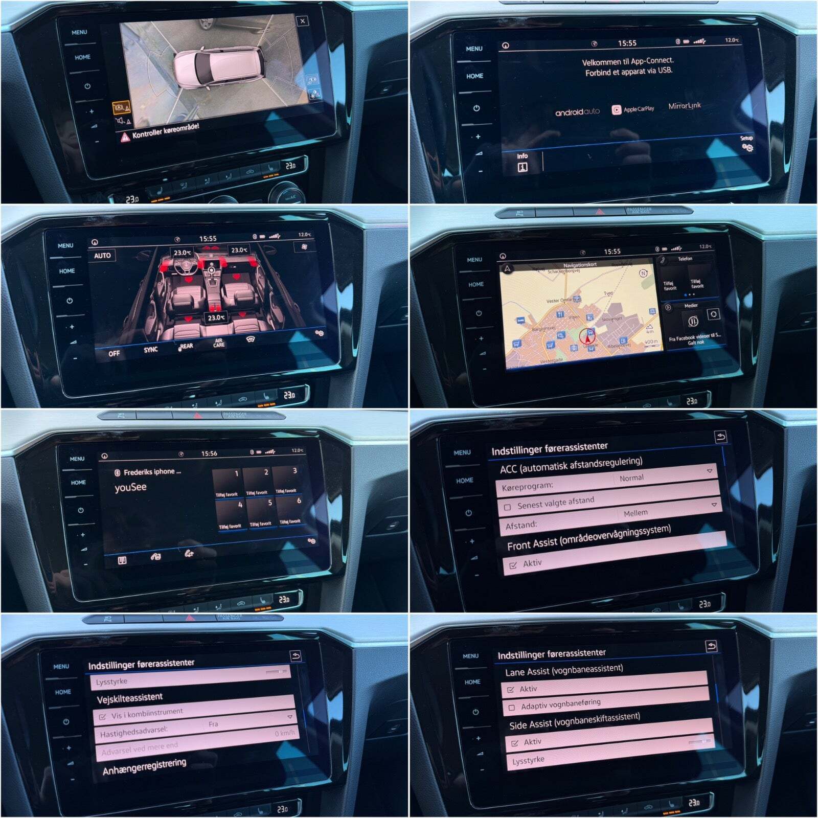 Sort VW Passat fra 2018