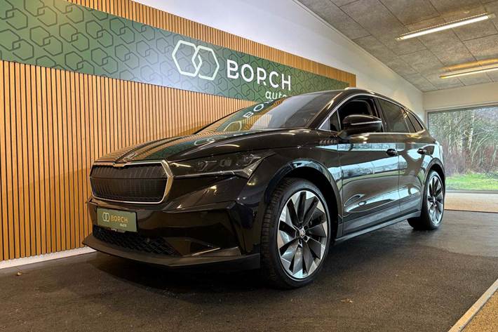 Sort Skoda Enyaq fra 2021