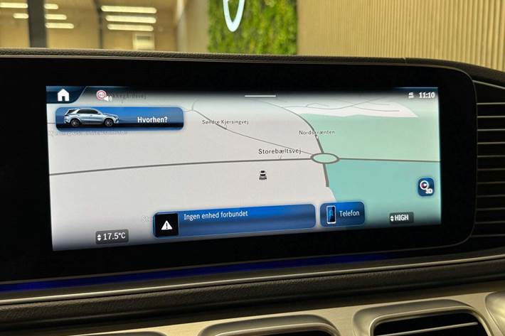 Grå Mercedes GLE350 de fra 2025