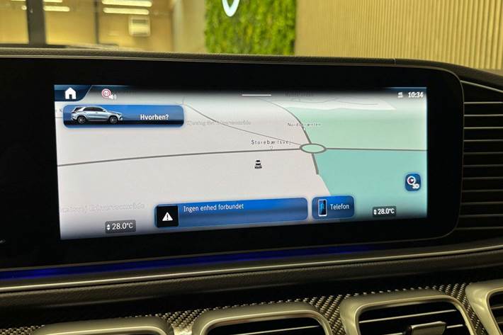 Grå Mercedes GLE350 de fra 2025