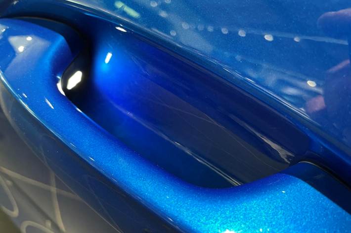 Blå Ford Explorer fra 2025