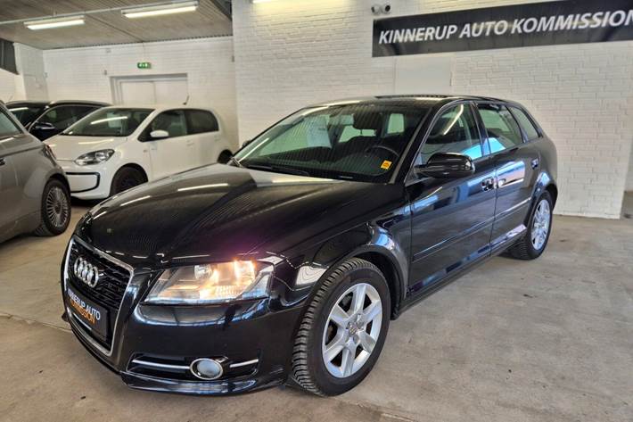 Sort Audi A3 fra 2011