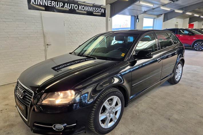 Sort Audi A3 fra 2011