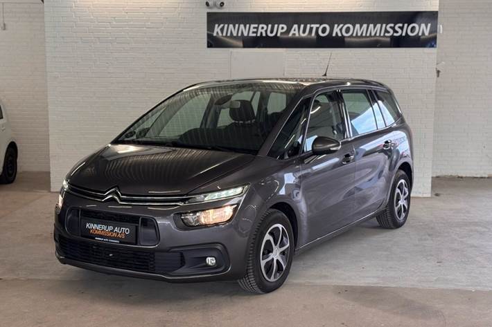 Sort Citroën Grand C4 Picasso fra 2018 set udefra