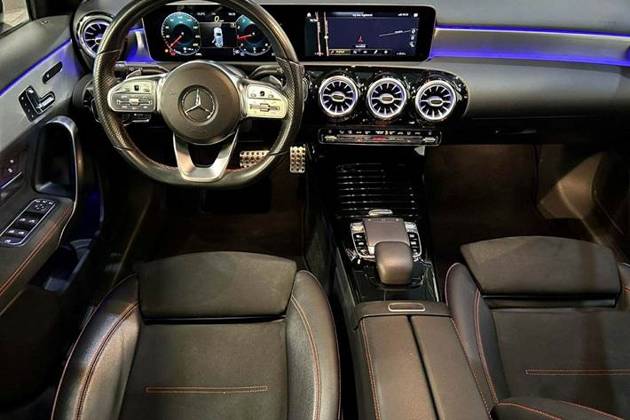 Hvid Mercedes A200 fra 2019