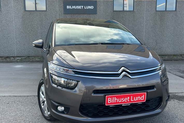 Grå Citroën Grand C4 Picasso fra 2017 set udefra