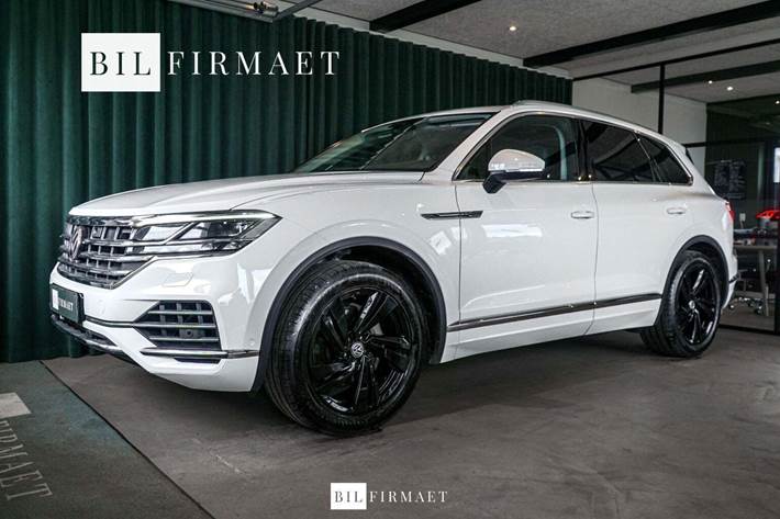 Hvid VW Touareg fra 2018