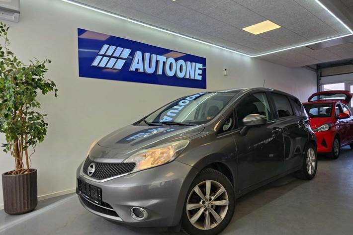 Grå Nissan Note fra 2014