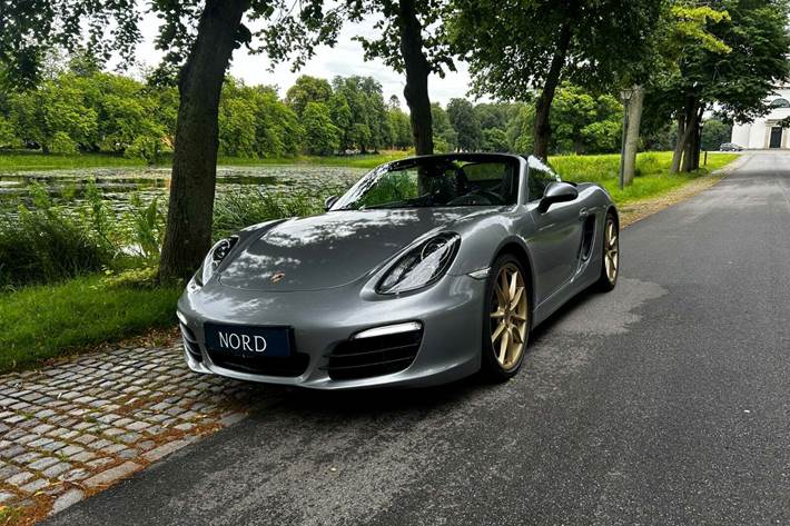 Sort Porsche Boxster S fra 2014