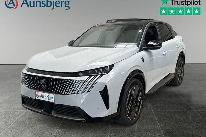 Hvid Peugeot e-3008 fra 2024