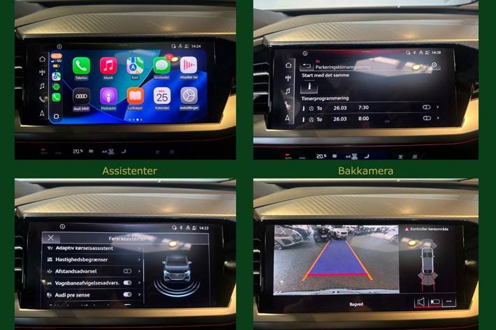 Sort Audi Q4 e-tron fra 2024