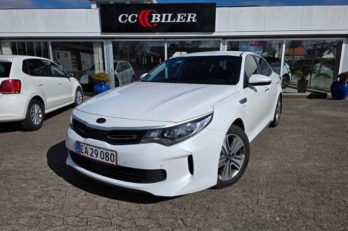 Hvid Kia Optima fra 2017