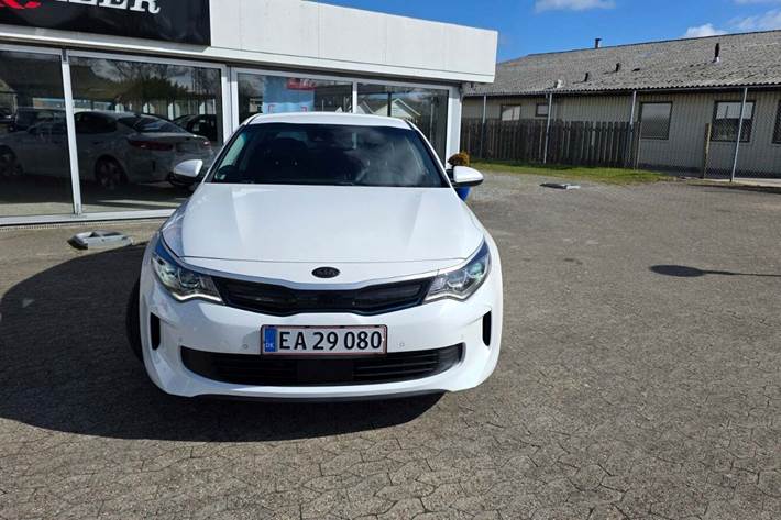 Hvid Kia Optima fra 2017