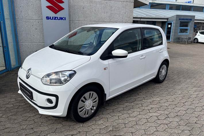 Hvid VW UP! fra 2015 set udefra
