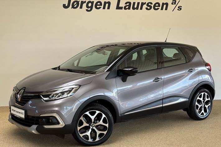Grå Renault Captur fra 2017