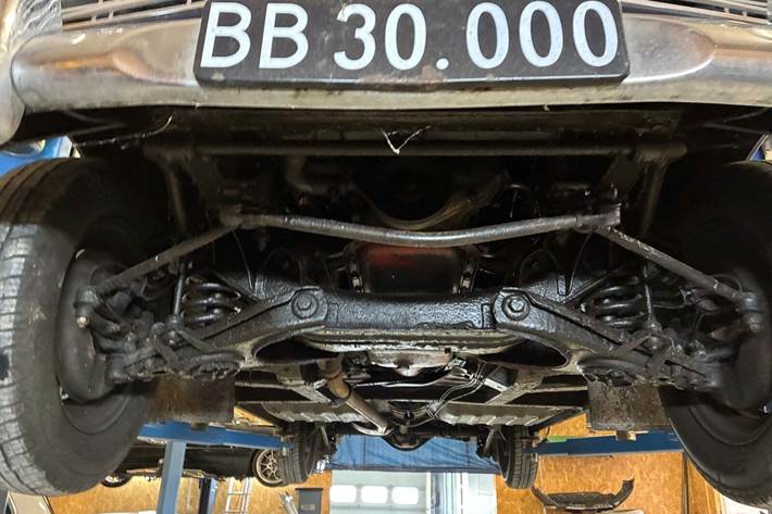 Blå Volvo 121 fra 1969