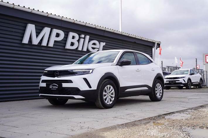 Hvid Opel Mokka-e fra 2023