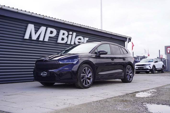 Sort Skoda Enyaq fra 2022