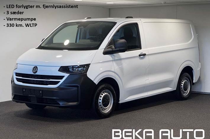 Hvid VW e-Transporter fra 2025