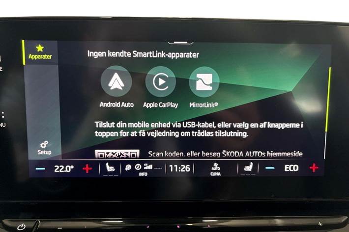 Sort Skoda Enyaq fra 2022