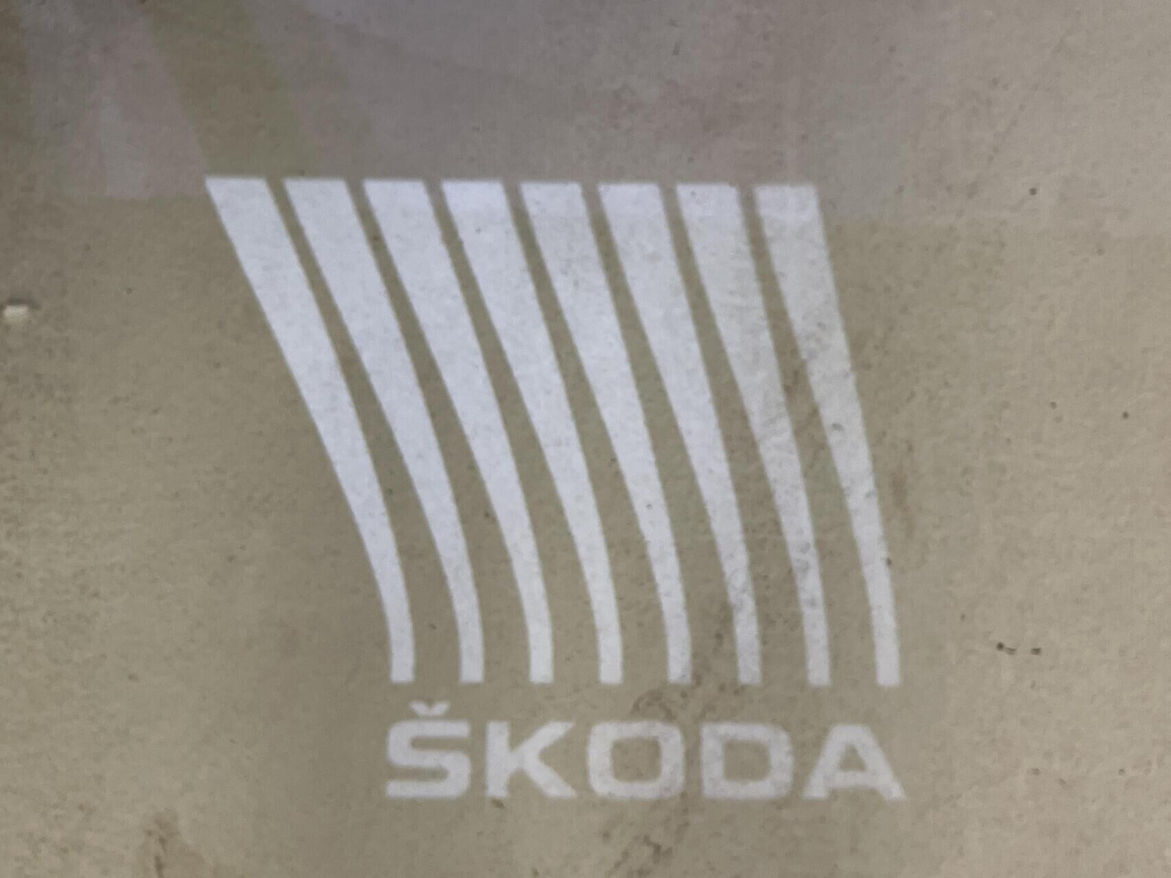 Blå Skoda Enyaq fra 2022