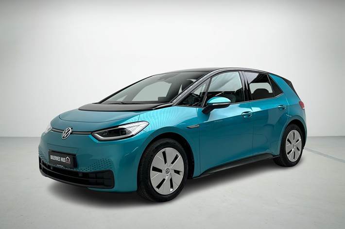 Blå VW ID.3 fra 2021