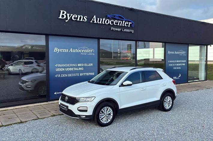 Hvid VW T-Roc fra 2018