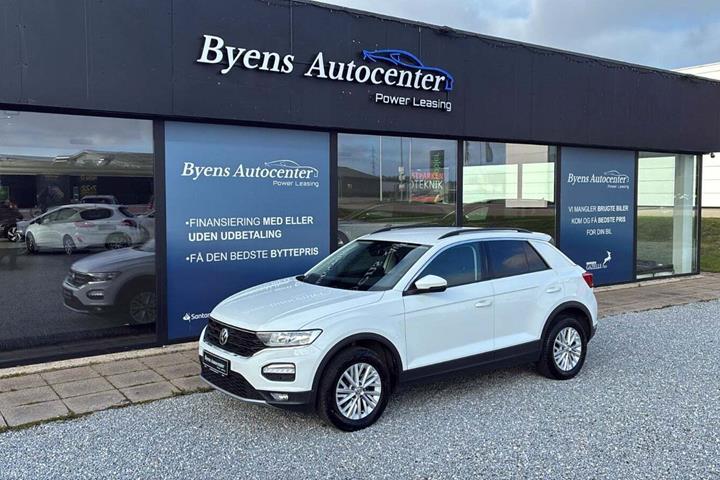 Hvid VW T-Roc fra 2018