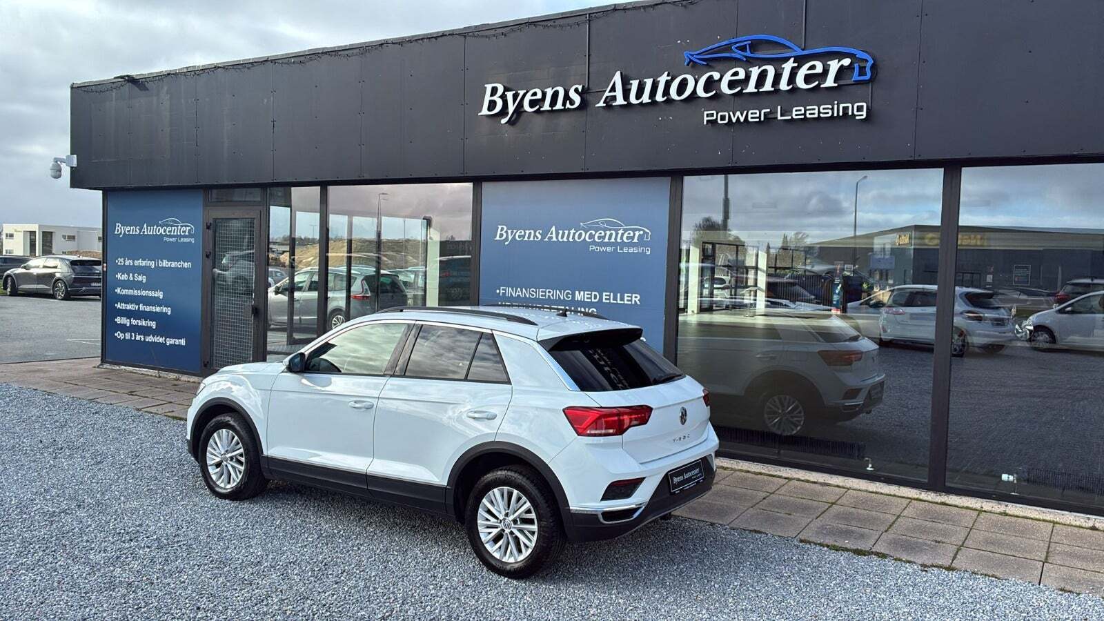 Hvid VW T-Roc fra 2018