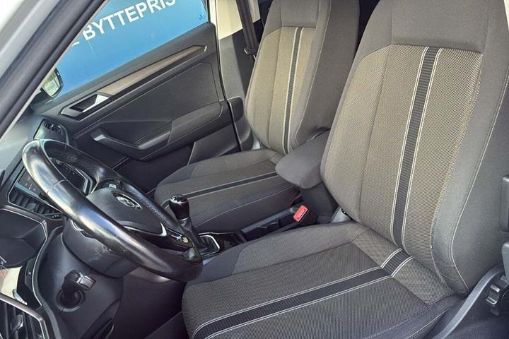 Hvid VW T-Roc fra 2018