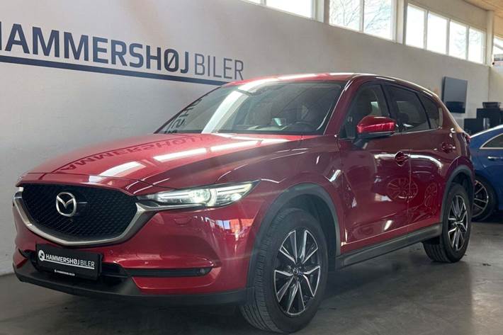 Rød Mazda CX-5 fra 2018